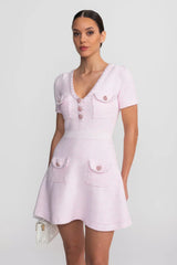 Vestido Tricô Evasê