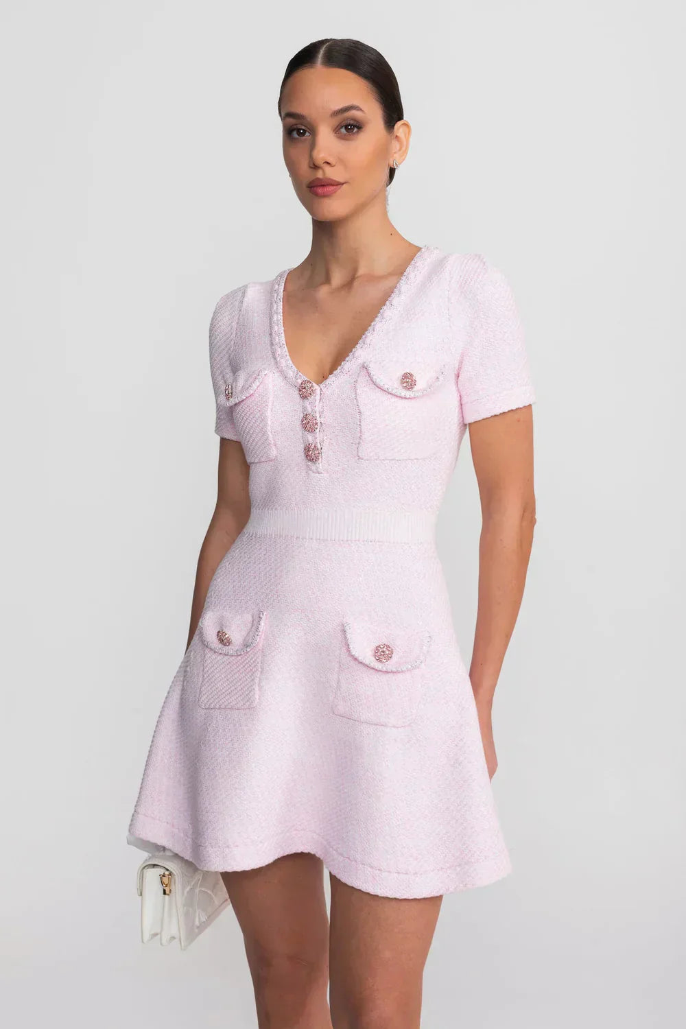 Vestido Tricô Evasê