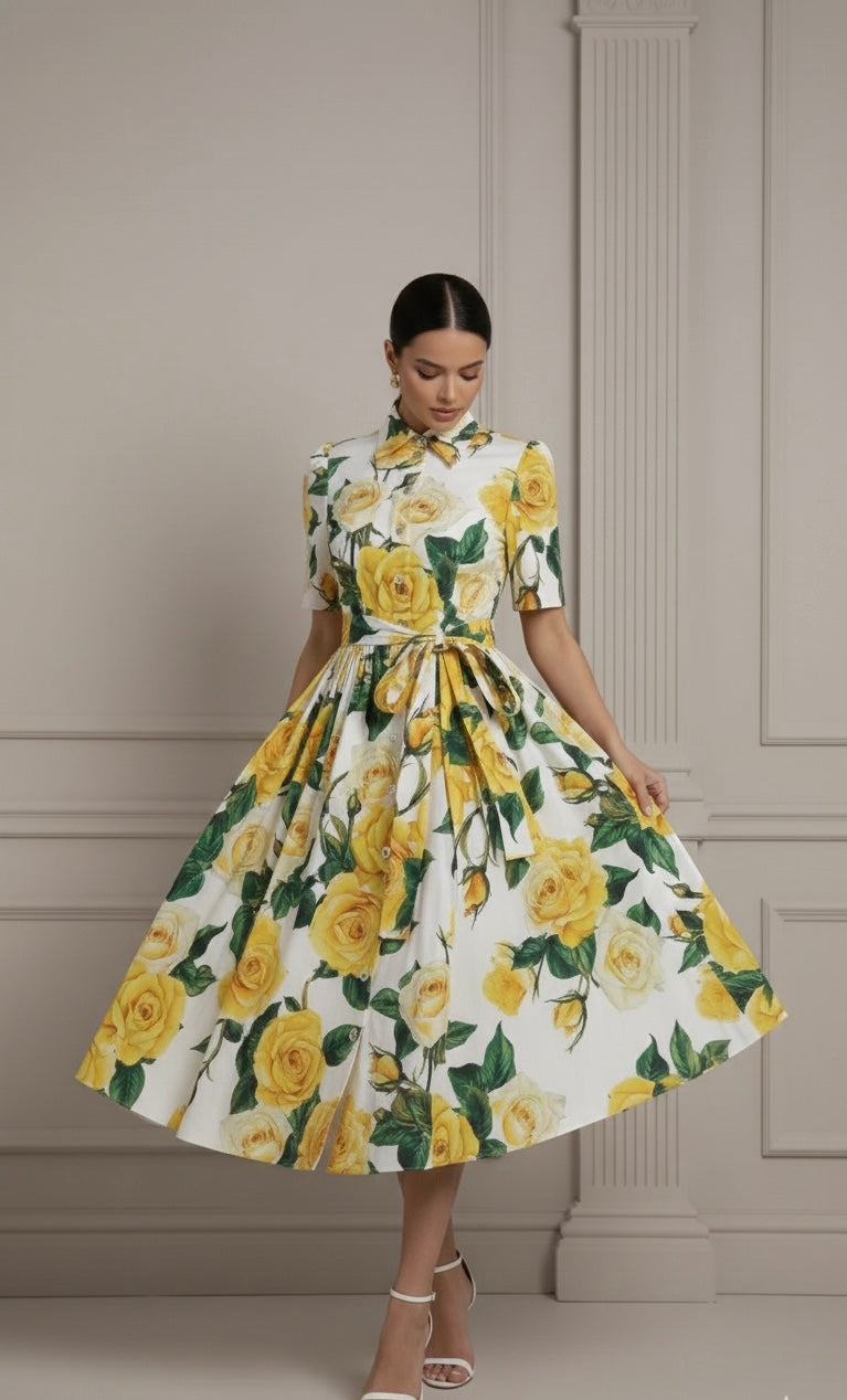 Vestido Verão com Cinto