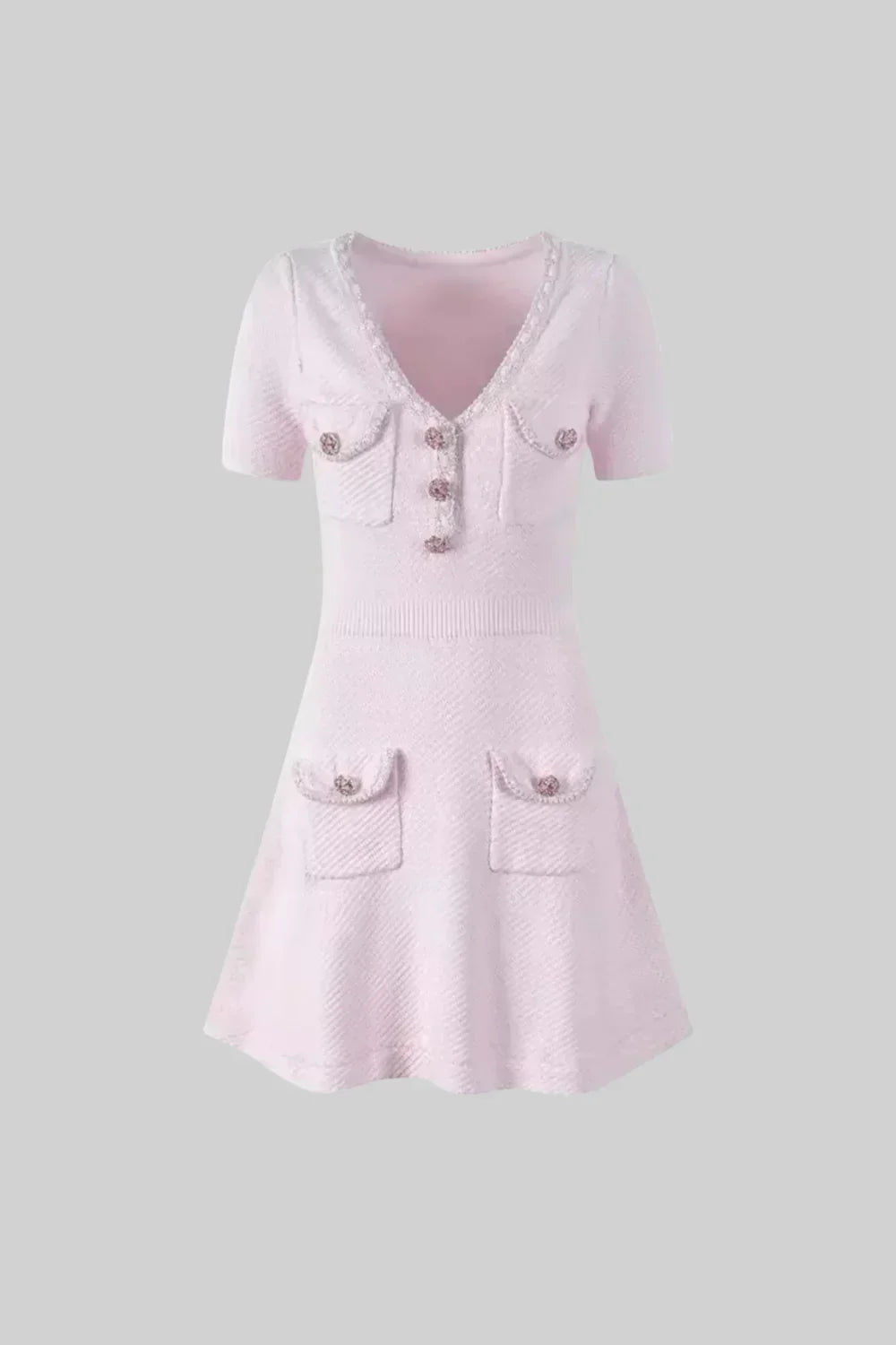 Vestido Tricô Evasê