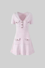 Vestido Tricô Evasê