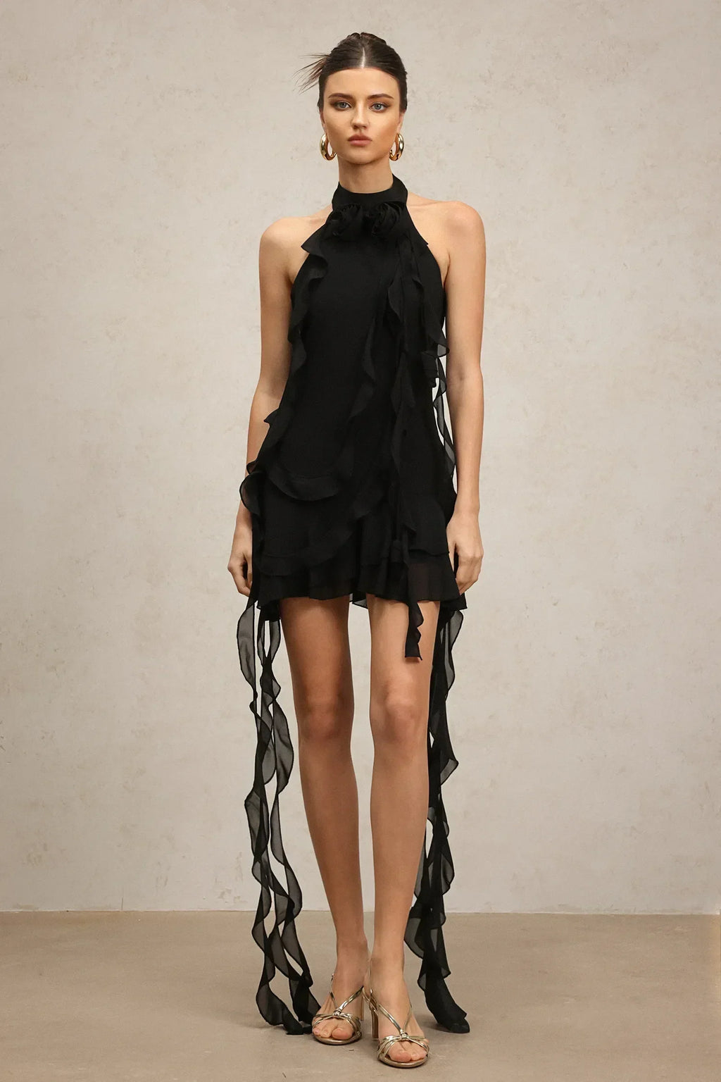 Vestido Halter com Laço
