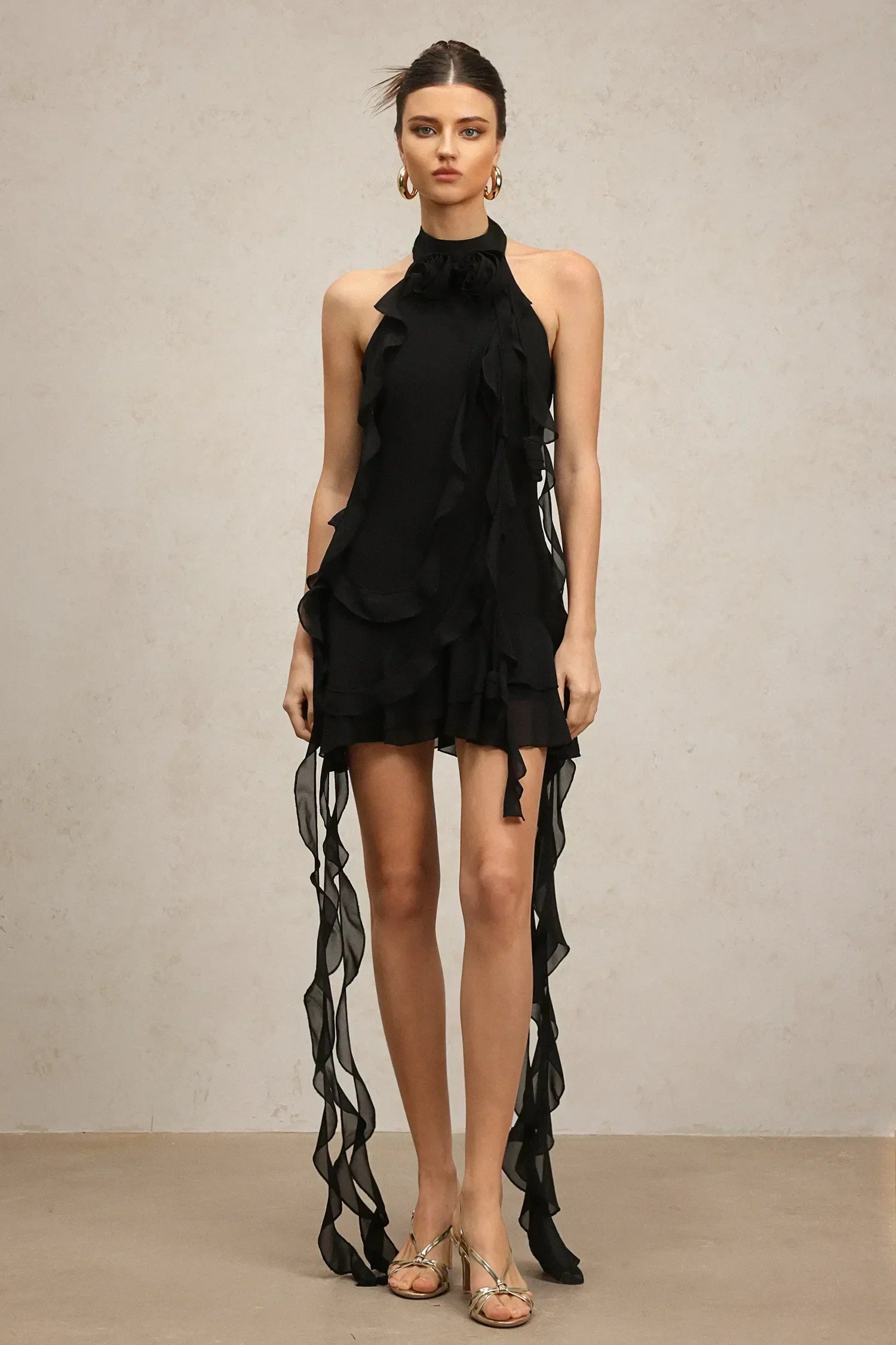 Vestido Halter com Laço