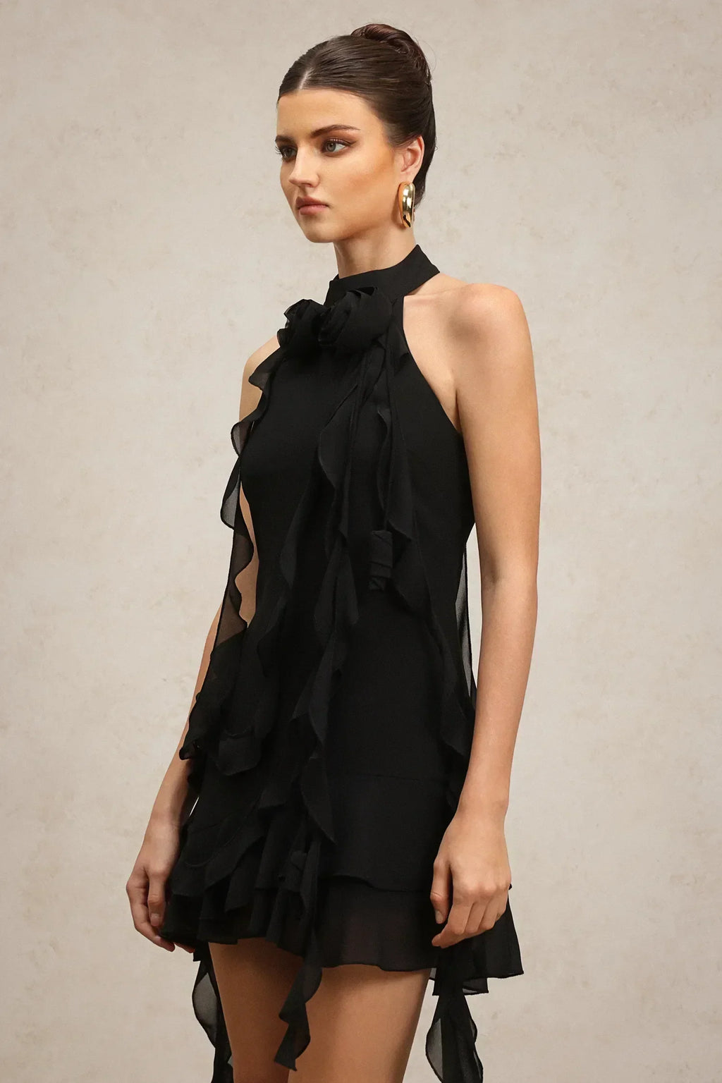 Vestido Halter com Laço
