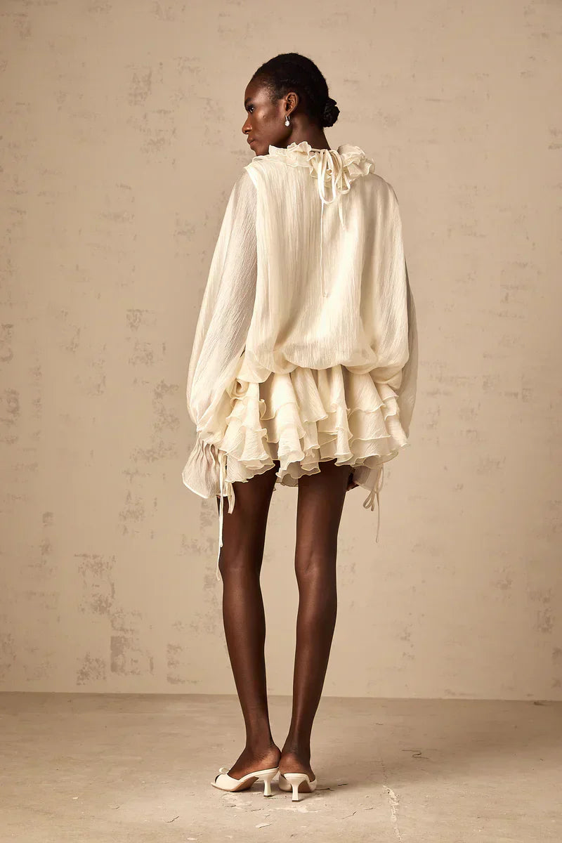 Vestido Flores 3D Solto