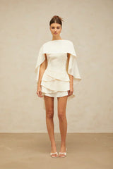 Vestido Escultural Xale