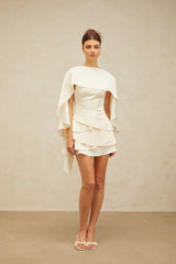 Vestido Escultural Xale