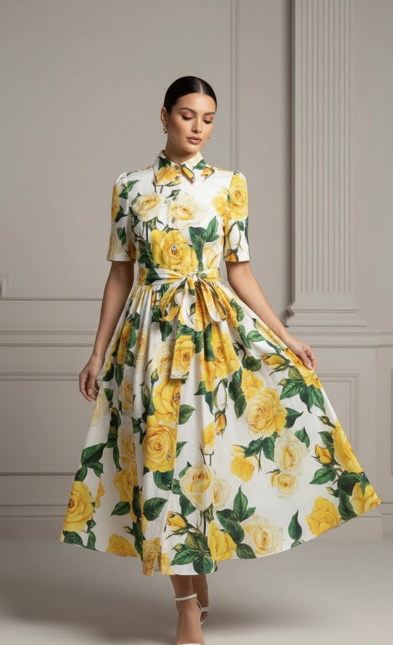 Vestido Verão com Cinto