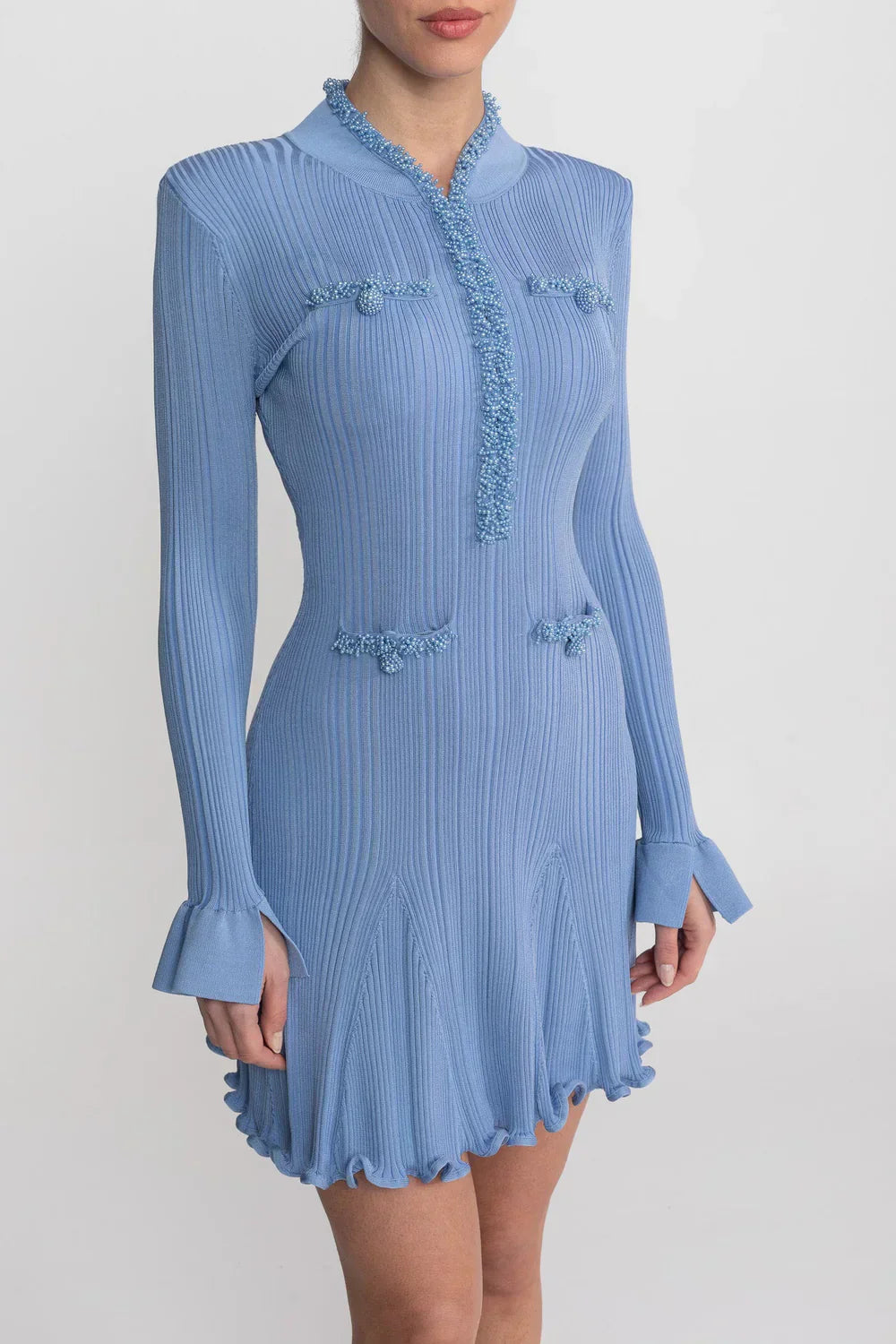 Vestido Sino e Pedraria