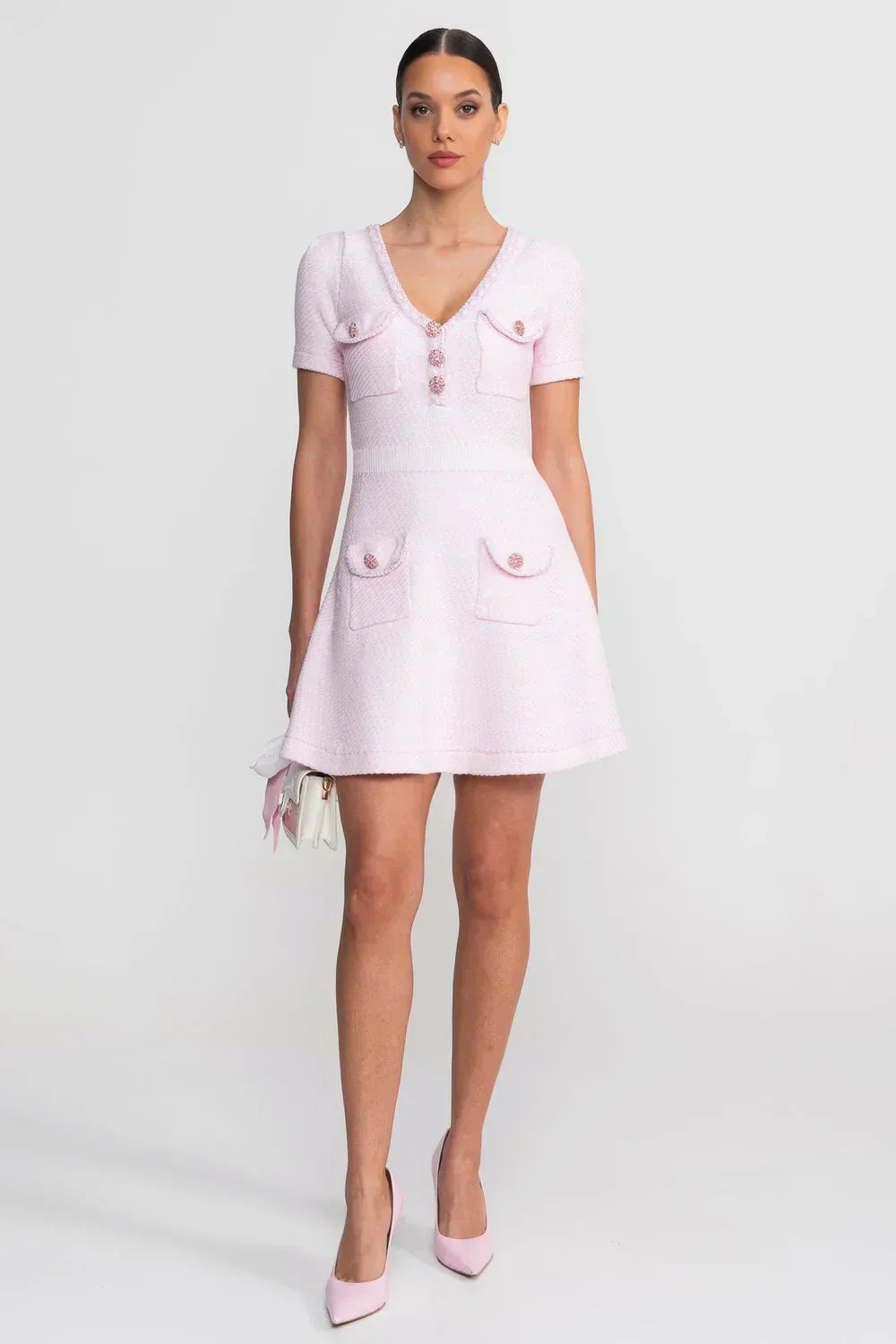 Vestido Tricô Evasê