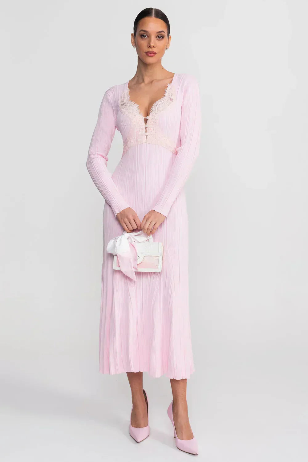 Vestido Canelado Sereia