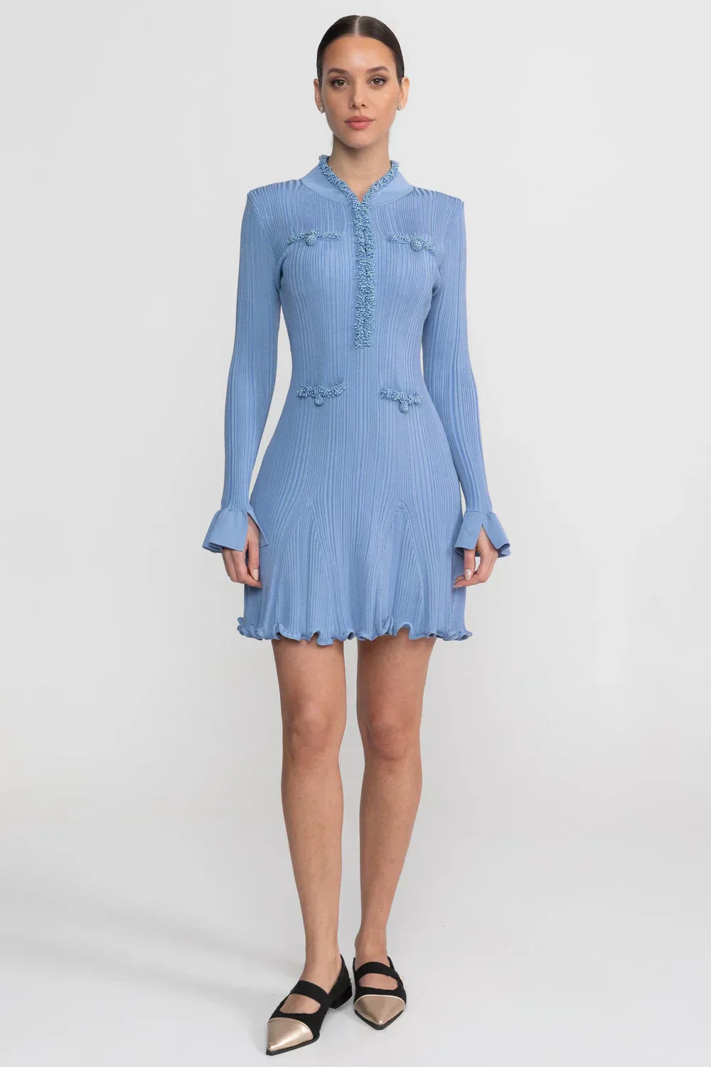Vestido Sino e Pedraria