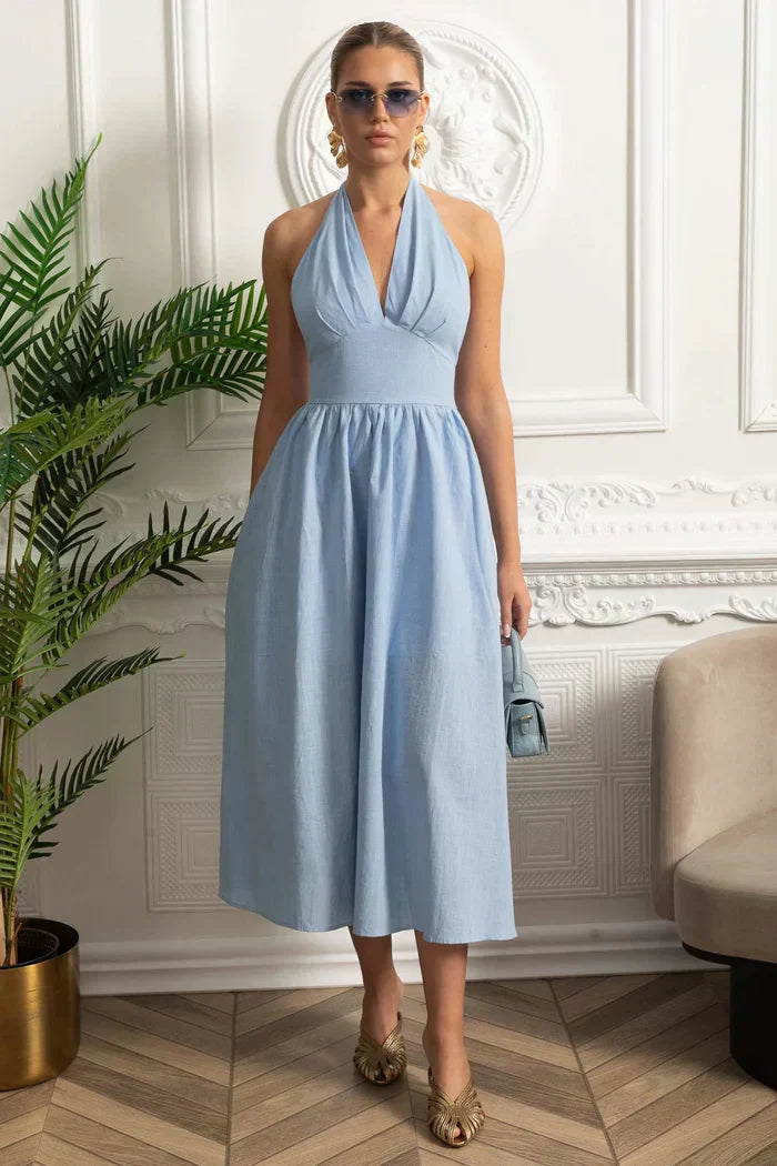 Vestido Algodão Oversized Longo