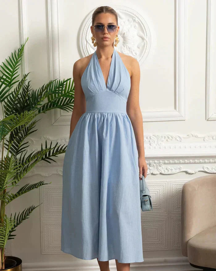 Vestido Algodão Oversized Longo