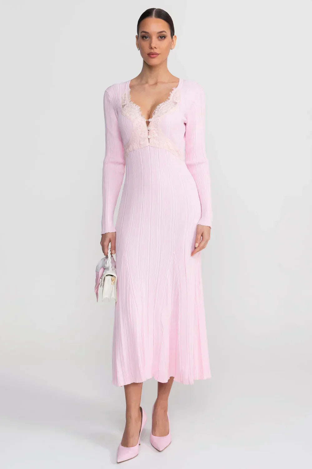Vestido Canelado Sereia
