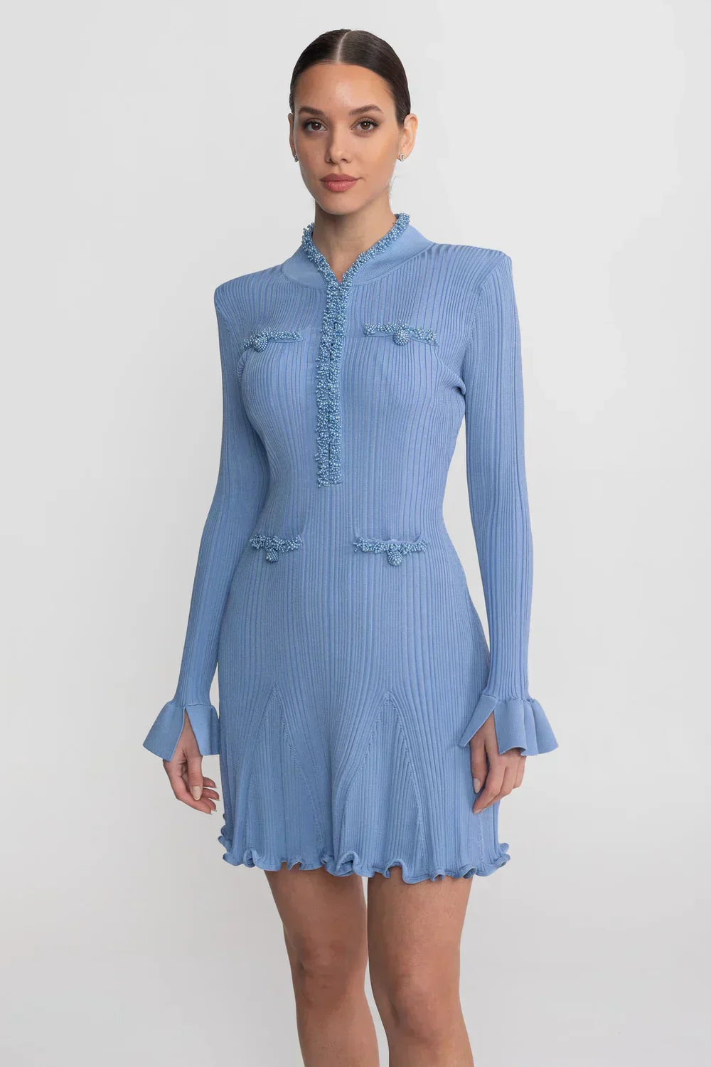 Vestido Sino e Pedraria