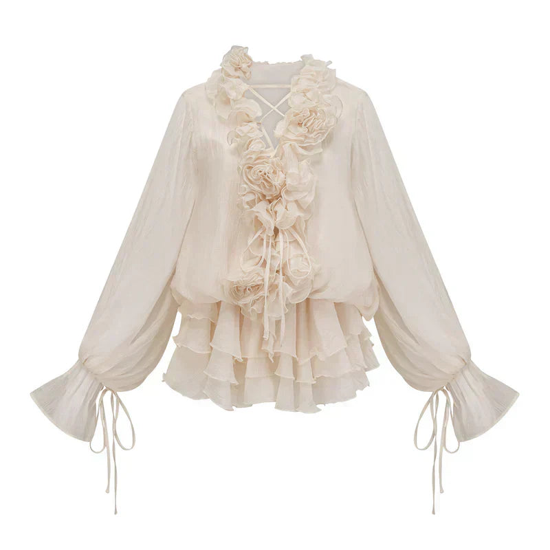 Vestido Flores 3D Solto
