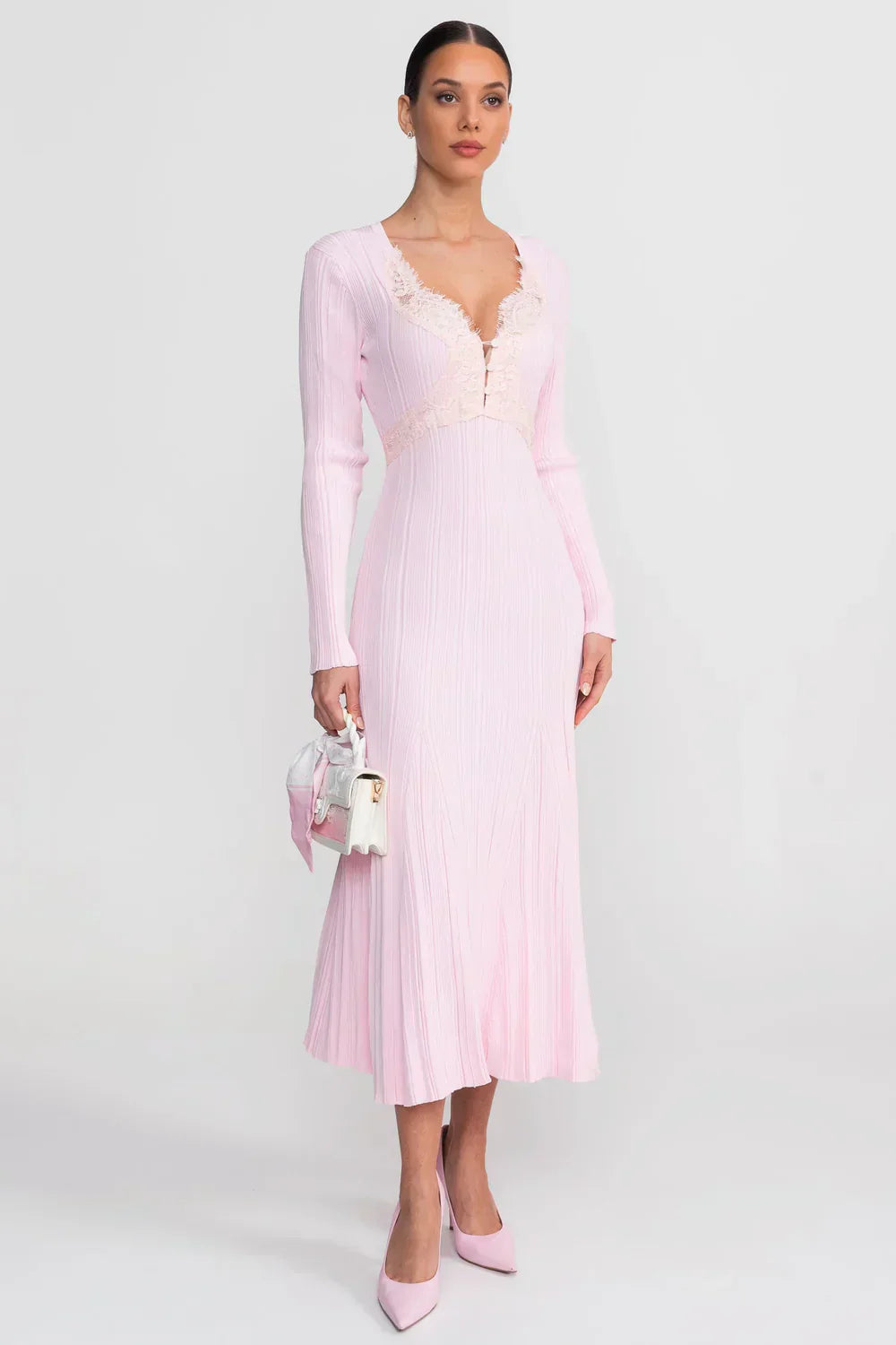 Vestido Canelado Sereia