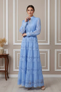 Vestido Longo Elegância Modesta