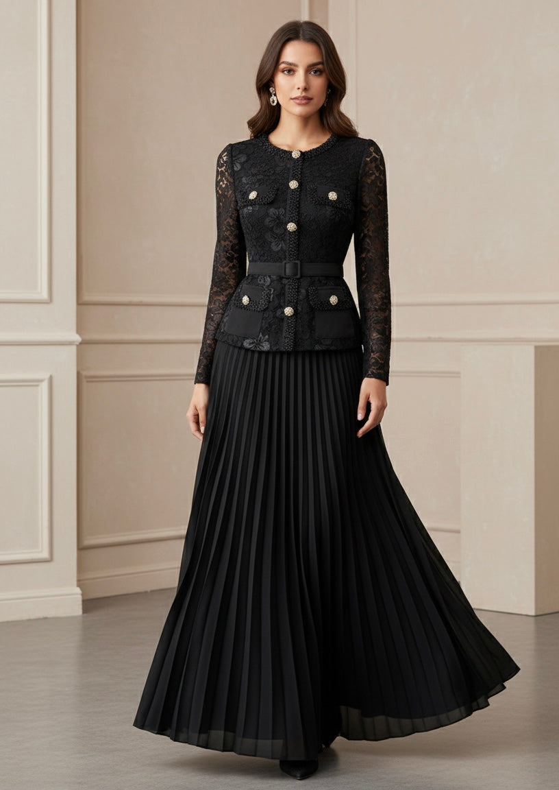 Vestido Renda Elegante
