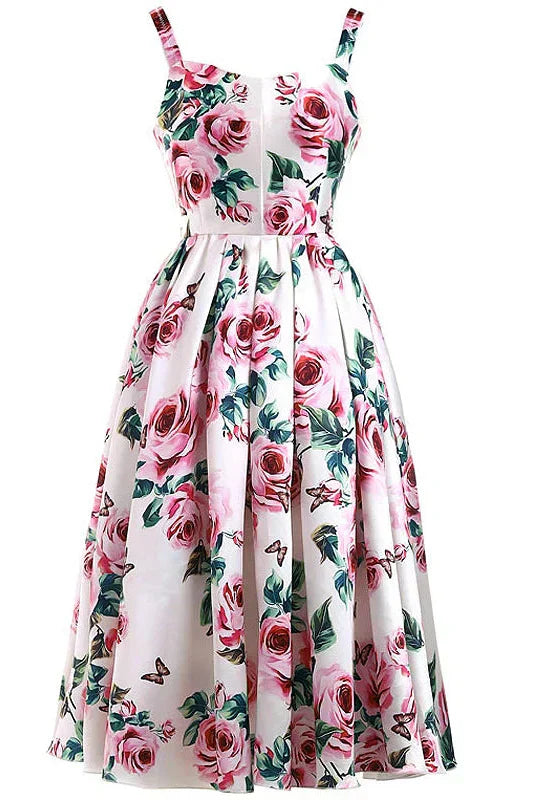 Vestido Rosas e Romantismo