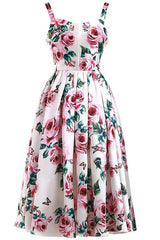 Vestido Rosas e Romantismo