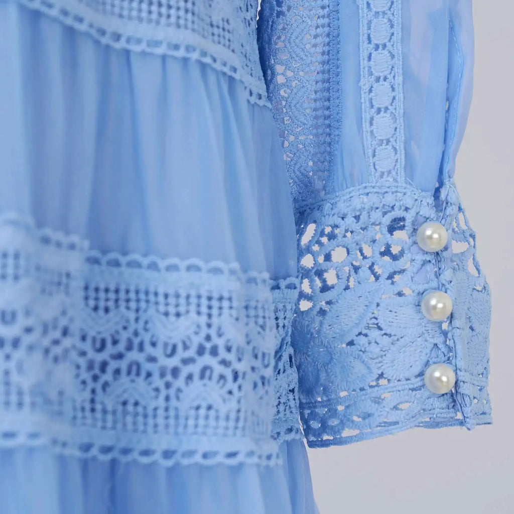 Vestido Longo Elegância Modesta