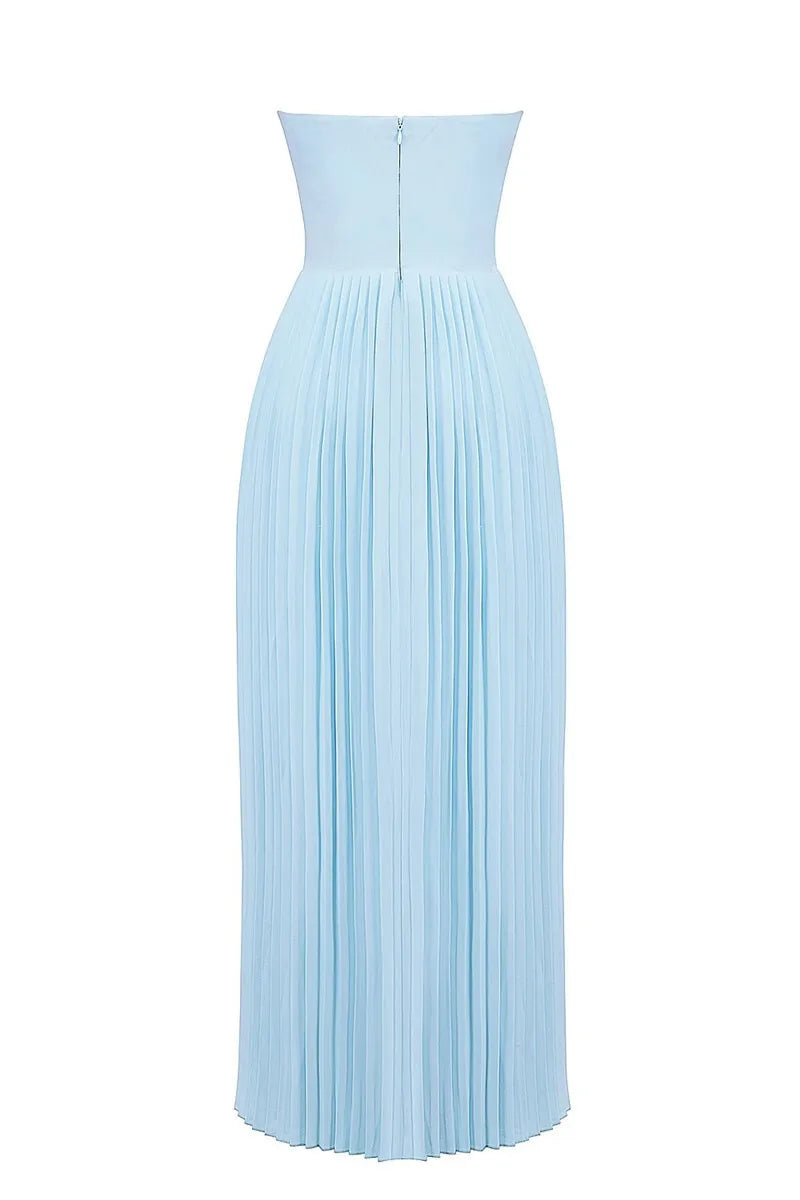 Vestido Espartilho Azul Celeste