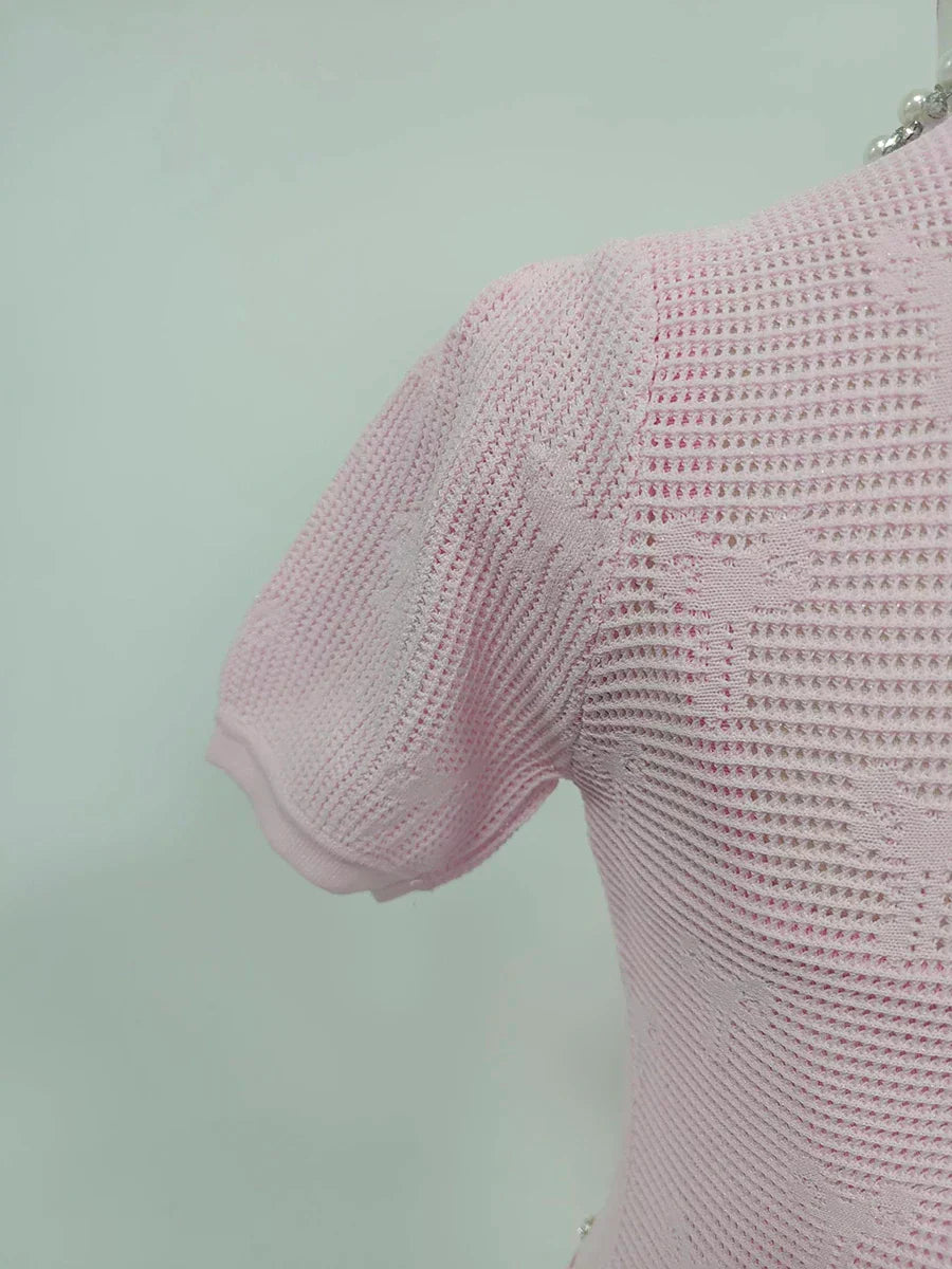 Conjunto Tricô com Cristais