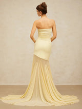 Vestido Corpete Amarelo Baunilha