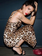 Vestido Onça Vintage Luxo