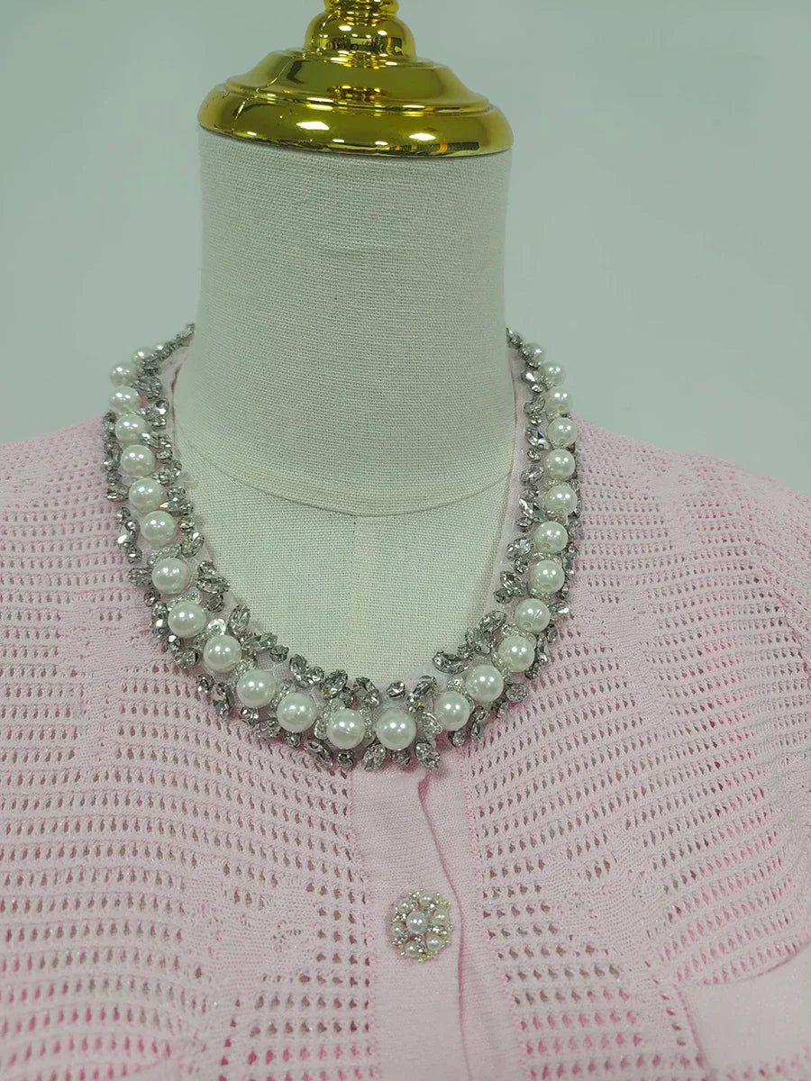 Conjunto Tricô com Cristais