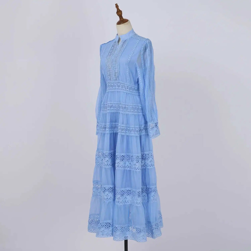 Vestido Longo Elegância Modesta