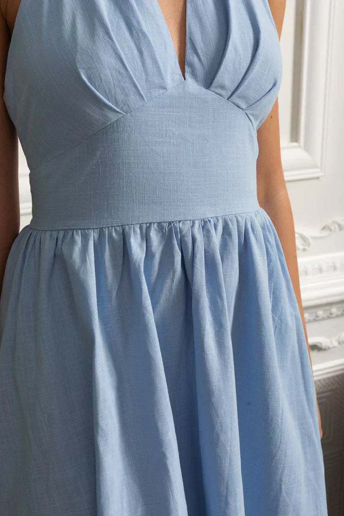 Vestido Algodão Oversized Longo