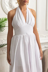 Vestido Algodão Oversized Longo