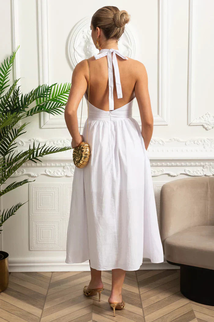 Vestido Algodão Oversized Longo
