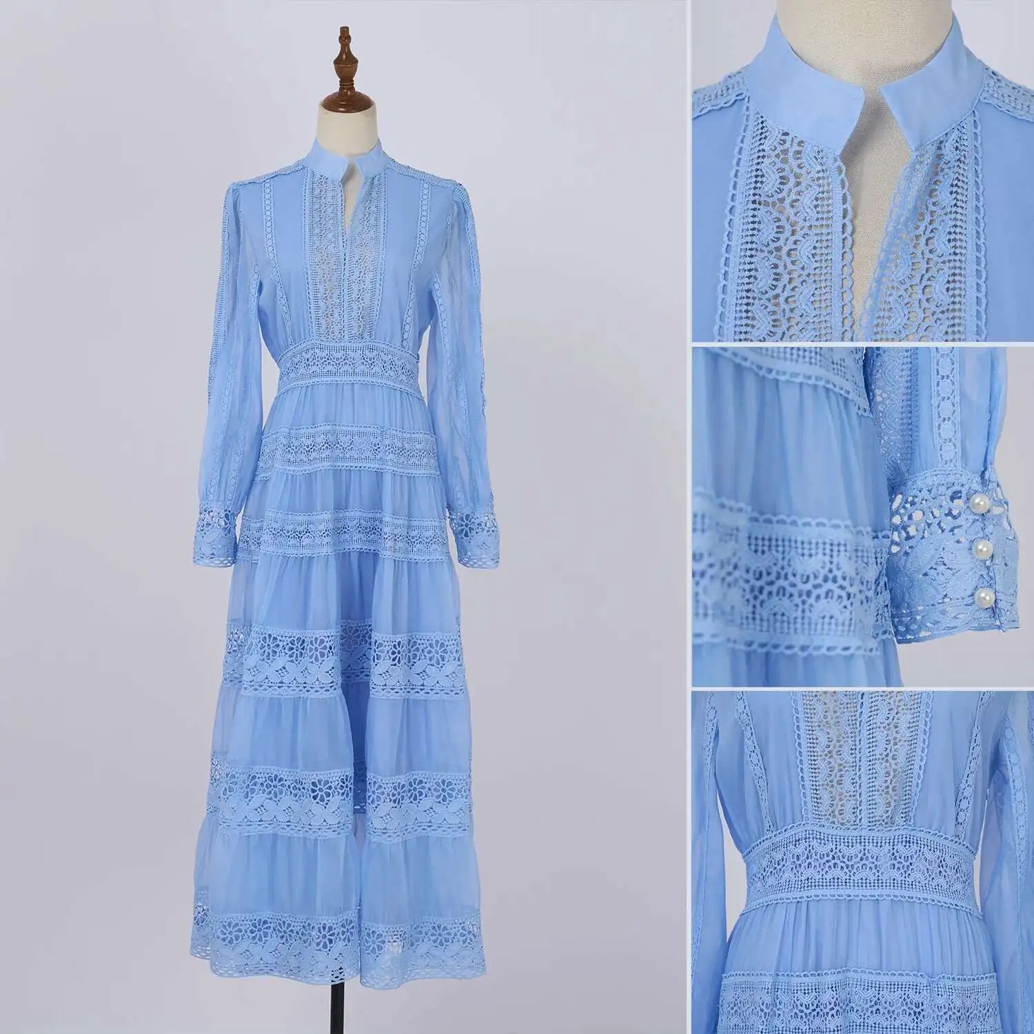 Vestido Longo Elegância Modesta