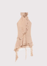 Vestido Halter com Laço