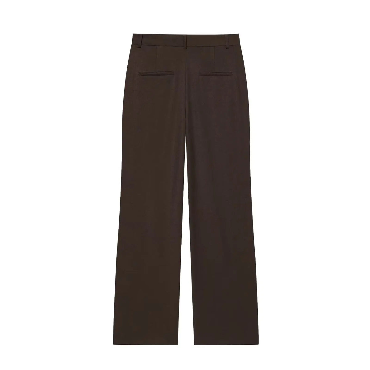 Conjunto Contemporâneo Sem Mangas com Cinto e Calça de Alfaiataria
