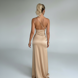 Vestido Longo Feminino Starlight de Um Ombro Só para Festas e Eventos