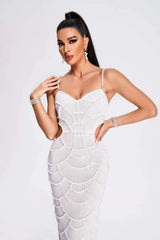 Vestido Pedraria Escultural Sensual