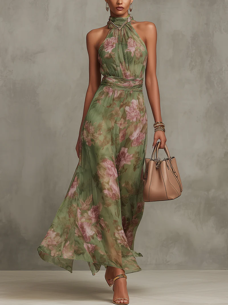 Vestido Serena — Floral Fluido
