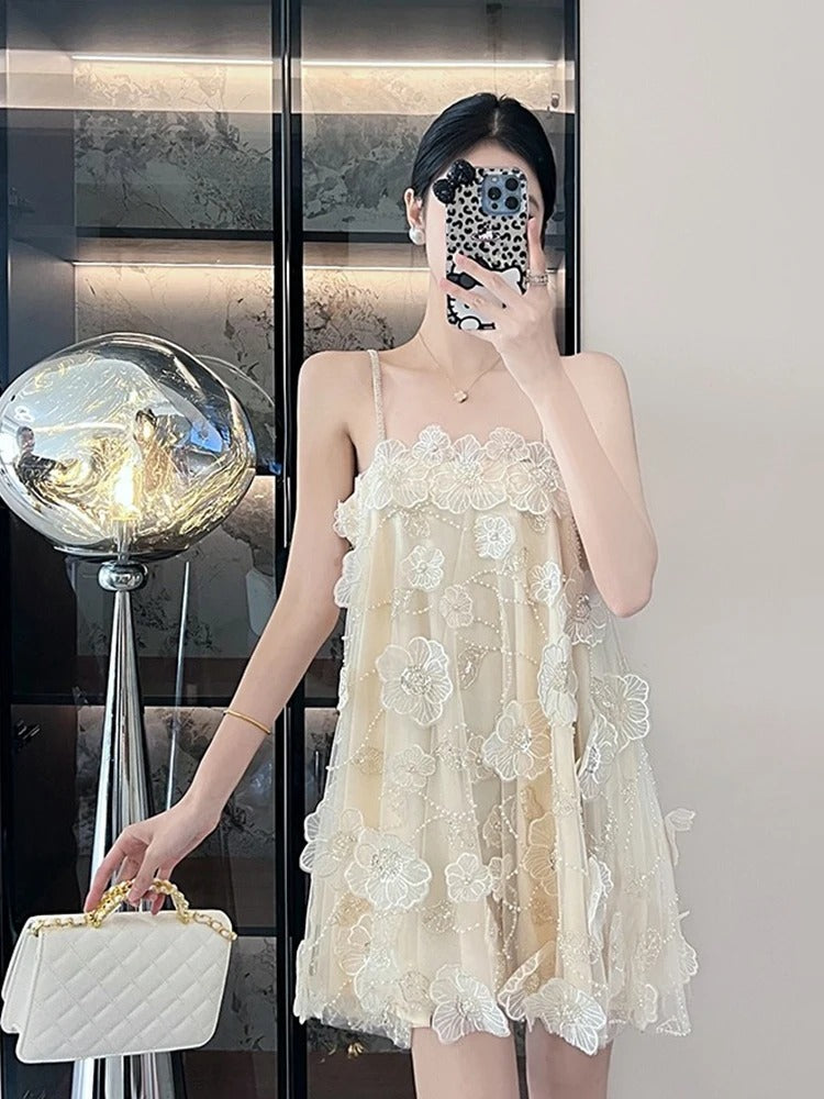 Vestido Godê Floral Sem Costas