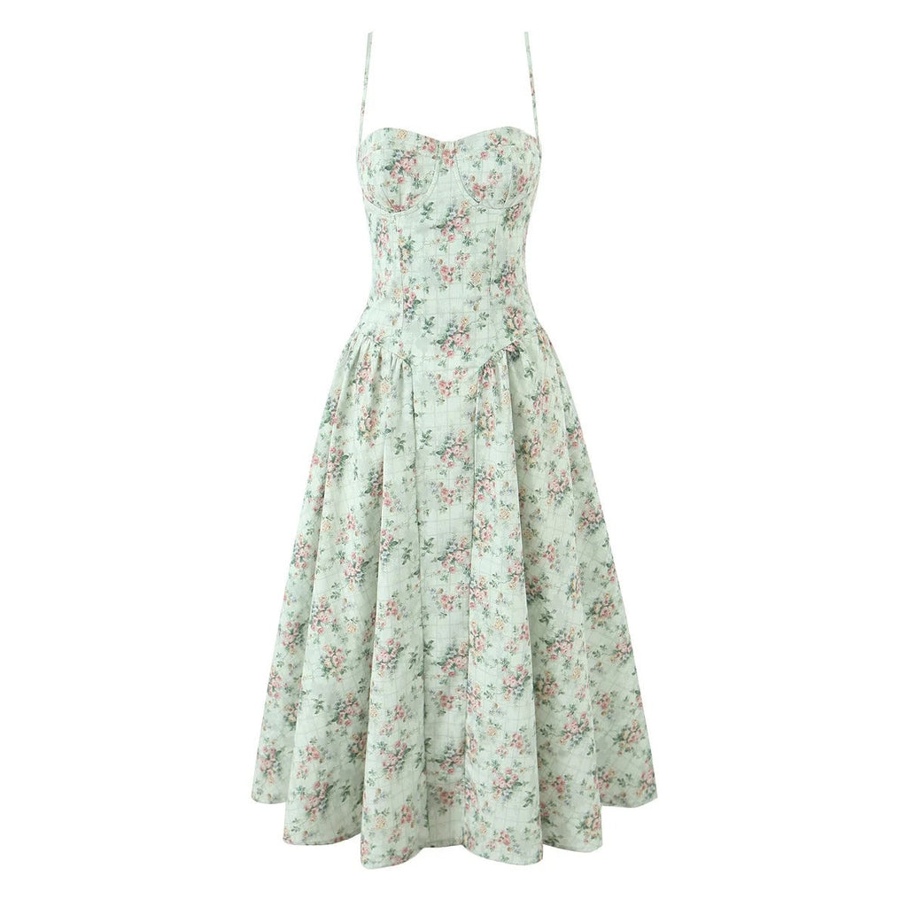 Vestido Floral Sage Slim