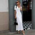 Vestido Branco com Laços
