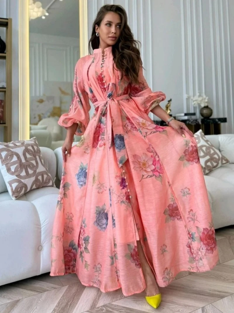 Vestido Boho Maxi Floral