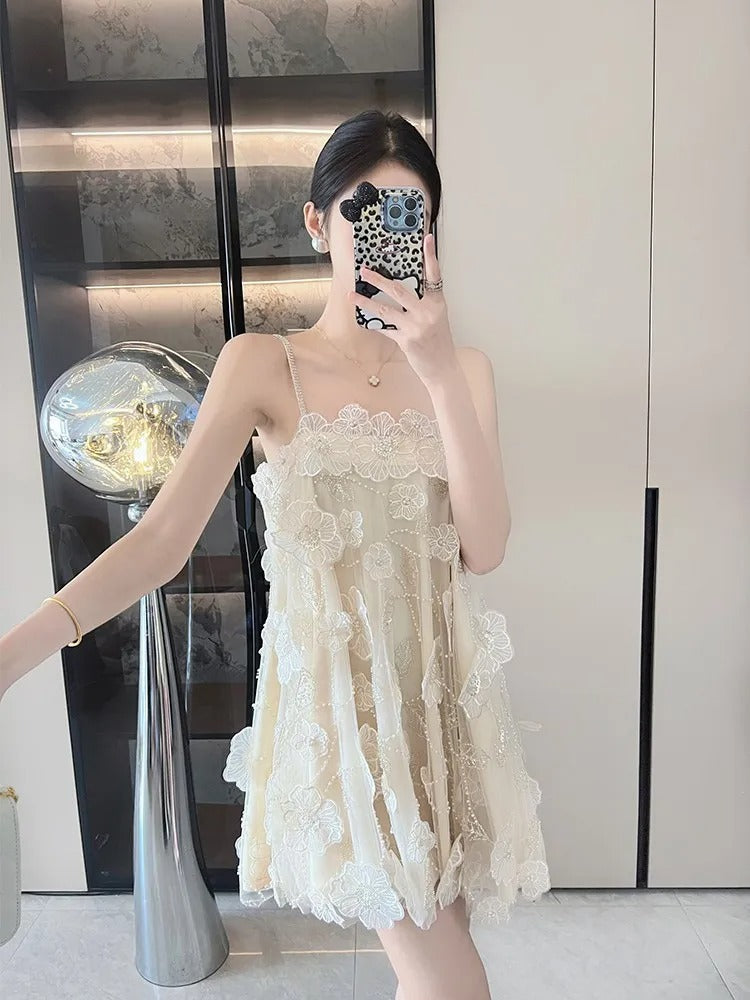 Vestido Godê Floral Sem Costas