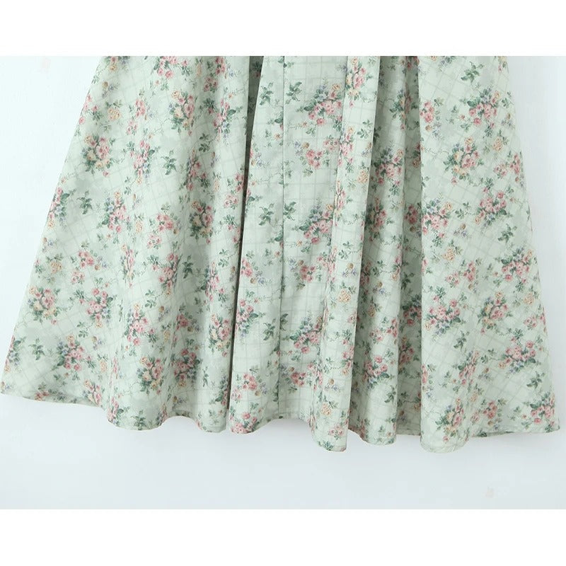 Vestido Floral Sage Slim