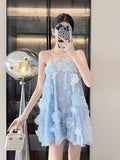 Vestido Godê Floral Sem Costas