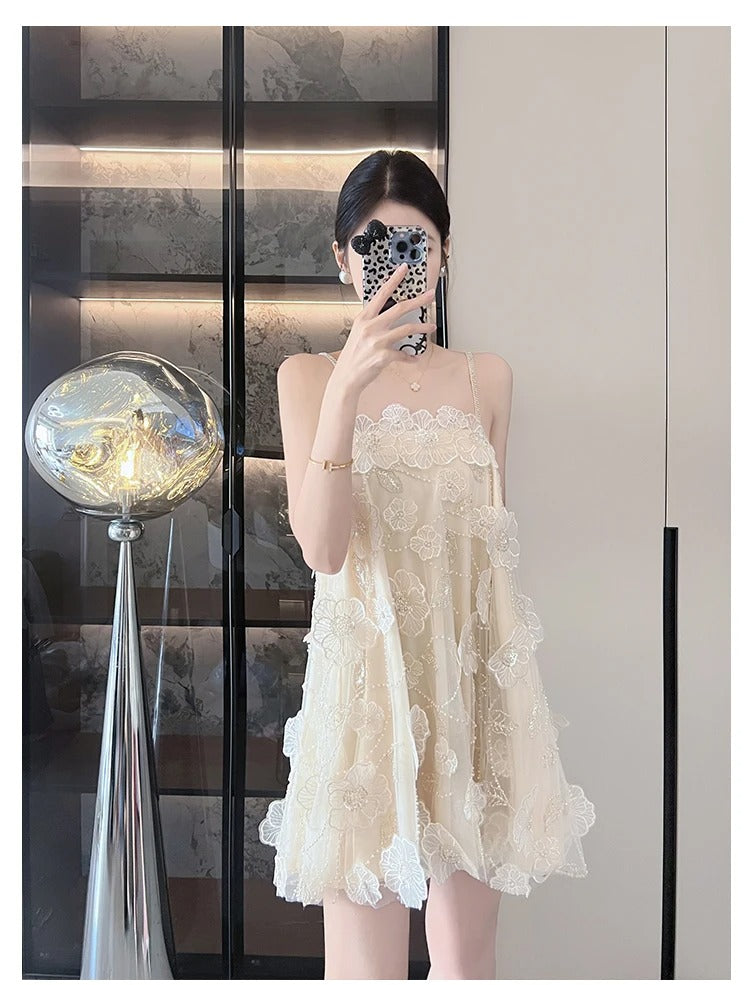 Vestido Godê Floral Sem Costas